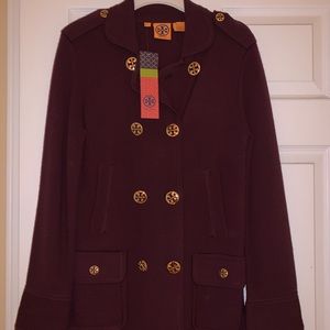 Tory Burch Monique Aubergine/Purple Jacket - NWT